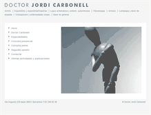 Tablet Screenshot of doctorcarbonell.com